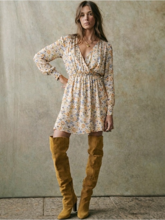 Sezane Dresses & Skirts - Sezane NWT Barbara Faux Wrap Dress in Garden Floral